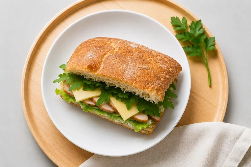 Ciabatta with Smoked Chicken